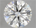 Natural Diamond 2.39 Carats, Round with Excellent Cut, J Color, VVS1 Clarity and Certified by GIA