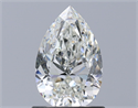 Natural Diamond 1.00 Carats, Pear with  Cut, J Color, VS1 Clarity and Certified by GIA