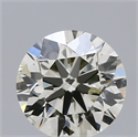 Natural Diamond 0.50 Carats, Round with Excellent Cut, I Color, SI2 Clarity and Certified by IGI