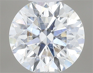 Picture of Natural Diamond 0.40 Carats, Round with Excellent Cut, I Color, SI2 Clarity and Certified by GIA