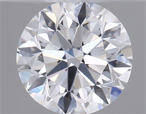 Picture of Natural Diamond 0.40 Carats, Round with Very Good Cut, E Color, VS2 Clarity and Certified by GIA