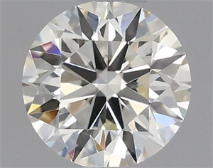 Picture of Natural Diamond 0.45 Carats, Round with Excellent Cut, J Color, VVS2 Clarity and Certified by IGI