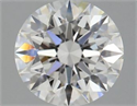 Natural Diamond 2.07 Carats, Round with Excellent Cut, F Color, SI1 Clarity and Certified by GIA