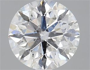 Picture of Natural Diamond 1.70 Carats, Round with Excellent Cut, G Color, I1 Clarity and Certified by GIA