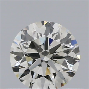 Picture of Natural Diamond 0.40 Carats, Round with Excellent Cut, H Color, SI1 Clarity and Certified by IGI