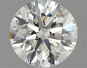 Picture of Natural Diamond 2.00 Carats, Round with Excellent Cut, J Color, SI1 Clarity and Certified by GIA