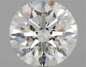 Picture of Natural Diamond 2.01 Carats, Round with Excellent Cut, H Color, SI2 Clarity and Certified by GIA