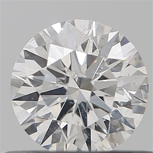 Picture of Natural Diamond 0.50 Carats, Round with Excellent Cut, F Color, SI1 Clarity and Certified by IGI