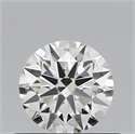 Natural Diamond 0.53 Carats, Round with Excellent Cut, I Color, VS2 Clarity and Certified by IGI