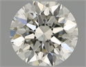 Natural Diamond 0.50 Carats, Round with Excellent Cut, H Color, VS2 Clarity and Certified by IGI