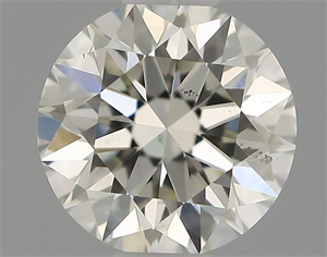 Picture of Natural Diamond 0.50 Carats, Round with Excellent Cut, H Color, VS2 Clarity and Certified by IGI