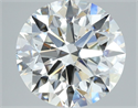 Natural Diamond 2.01 Carats, Round with Excellent Cut, F Color, VVS2 Clarity and Certified by GIA