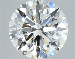 Picture of Natural Diamond 2.01 Carats, Round with Excellent Cut, F Color, VVS2 Clarity and Certified by GIA