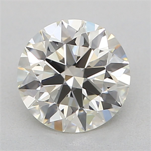 Picture of Natural Diamond 0.41 Carats, Round with Excellent Cut, J Color, VS1 Clarity and Certified by GIA