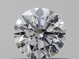 Picture of Natural Diamond 0.40 Carats, Round with Very Good Cut, G Color, VVS2 Clarity and Certified by GIA