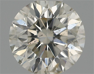 Picture of Natural Diamond 0.43 Carats, Round with Excellent Cut, I Color, SI2 Clarity and Certified by IGI