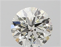 Natural Diamond 0.50 Carats, Round with Very Good Cut, J Color, VS1 Clarity and Certified by GIA