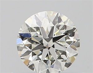 Picture of Natural Diamond 0.50 Carats, Round with Very Good Cut, J Color, VS1 Clarity and Certified by GIA