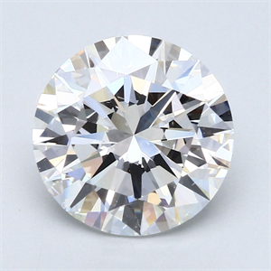 Picture of Natural Diamond 4.15 Carats, Round with Excellent Cut, F Color, VVS2 Clarity and Certified by GIA