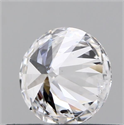 Natural Diamond 0.40 Carats, Round with Excellent Cut, D Color, I1 Clarity and Certified by GIA