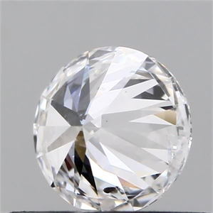 Picture of Natural Diamond 0.40 Carats, Round with Excellent Cut, D Color, I1 Clarity and Certified by GIA