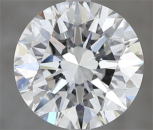 Picture of Natural Diamond 3.00 Carats, Round with Excellent Cut, H Color, VS1 Clarity and Certified by GIA