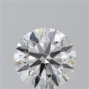 Picture of Natural Diamond 3.50 Carats, Round with Excellent Cut, F Color, VS2 Clarity and Certified by GIA