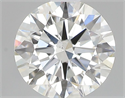 Natural Diamond 0.50 Carats, Round with Excellent Cut, I Color, SI1 Clarity and Certified by GIA