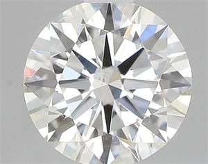 Picture of Natural Diamond 0.50 Carats, Round with Excellent Cut, I Color, SI1 Clarity and Certified by GIA