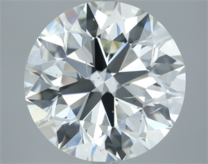 Picture of Natural Diamond 5.02 Carats, Round with Excellent Cut, H Color, SI1 Clarity and Certified by IGI