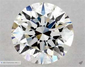 Picture of Natural Diamond 0.50 Carats, Round with Excellent Cut, J Color, VVS1 Clarity and Certified by GIA