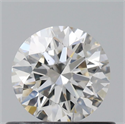 Natural Diamond 0.57 Carats, Round with Excellent Cut, J Color, VS2 Clarity and Certified by GIA