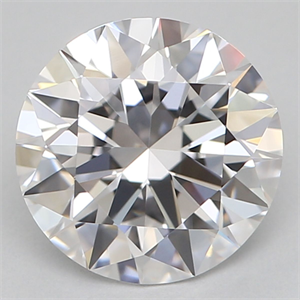 Picture of Natural Diamond 1.11 Carats, Round with Excellent Cut, D Color, FL Clarity and Certified by GIA