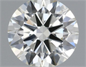 Natural Diamond 0.41 Carats, Round with Excellent Cut, I Color, VVS2 Clarity and Certified by IGI