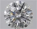 Natural Diamond 1.81 Carats, Round with Excellent Cut, F Color, SI2 Clarity and Certified by GIA