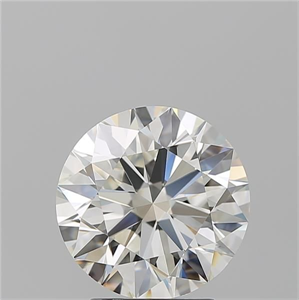 Picture of Natural Diamond 3.01 Carats, Round with Excellent Cut, I Color, VS2 Clarity and Certified by GIA