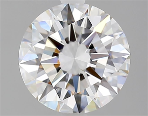 Picture of Natural Diamond 2.01 Carats, Round with Excellent Cut, E Color, VVS1 Clarity and Certified by GIA