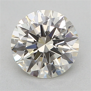 Picture of Natural Diamond 0.41 Carats, Round with Excellent Cut, J Color, VS2 Clarity and Certified by GIA