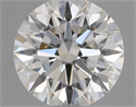 Natural Diamond 0.41 Carats, Round with Excellent Cut, H Color, VS1 Clarity and Certified by GIA