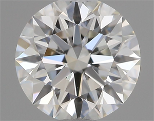 Picture of Natural Diamond 0.41 Carats, Round with Excellent Cut, H Color, VS1 Clarity and Certified by GIA