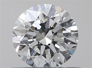 Picture of Natural Diamond 0.40 Carats, Round with Excellent Cut, I Color, VS1 Clarity and Certified by GIA