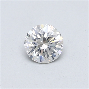 Picture of Natural Diamond 0.42 Carats, Round with Very Good Cut, F Color, SI2 Clarity and Certified by GIA