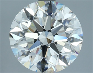 Picture of Natural Diamond 2.90 Carats, Round with Excellent Cut, I Color, VS1 Clarity and Certified by IGI