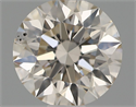 Natural Diamond 0.60 Carats, Round with Excellent Cut, K Color, SI1 Clarity and Certified by IGI