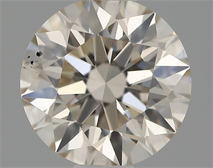 Picture of Natural Diamond 0.60 Carats, Round with Excellent Cut, K Color, SI1 Clarity and Certified by IGI