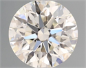 Natural Diamond 0.49 Carats, Round with Excellent Cut, I Color, VS1 Clarity and Certified by IGI