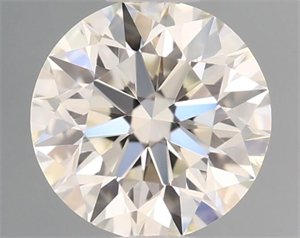 Picture of Natural Diamond 0.49 Carats, Round with Excellent Cut, I Color, VS1 Clarity and Certified by IGI