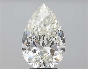 Picture of Natural Diamond 3.51 Carats, Pear with  Cut, I Color, SI2 Clarity and Certified by GIA