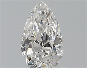 Picture of Natural Diamond 0.46 Carats, Pear with  Cut, E Color, VS1 Clarity and Certified by GIA