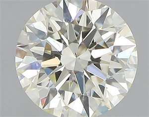 Picture of Natural Diamond 0.42 Carats, Round with Excellent Cut, J Color, SI1 Clarity and Certified by IGI